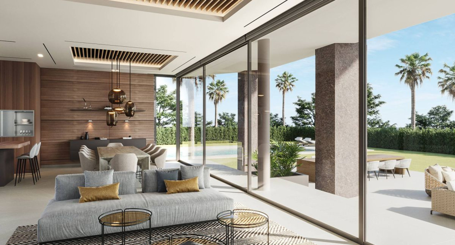 8 luxurious villas in the most prominent part of Marbella on the Costa del Sol