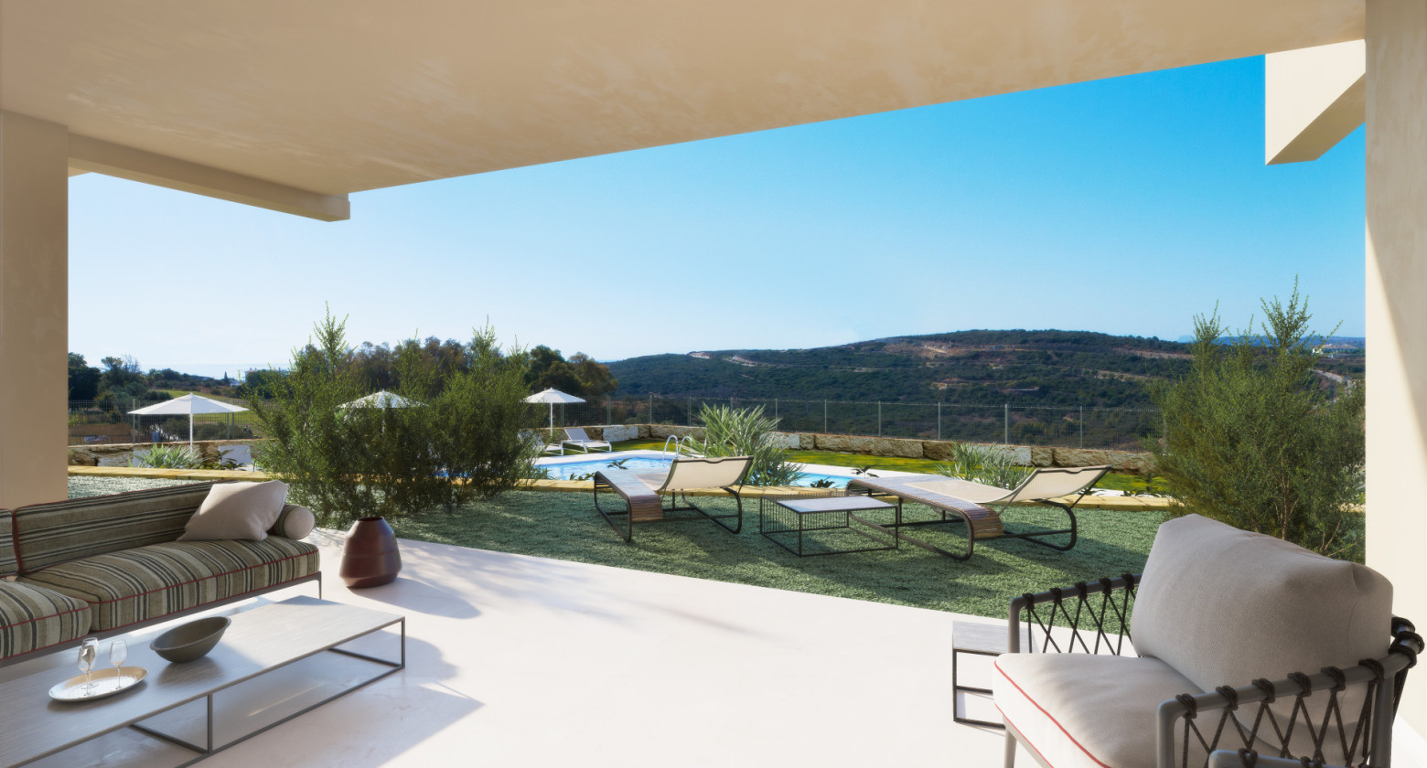 New development of apartments