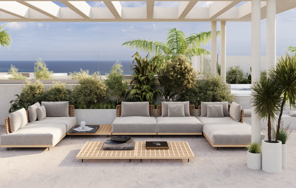 Ático en venta en zona tranquila cerca del centro de Estepona