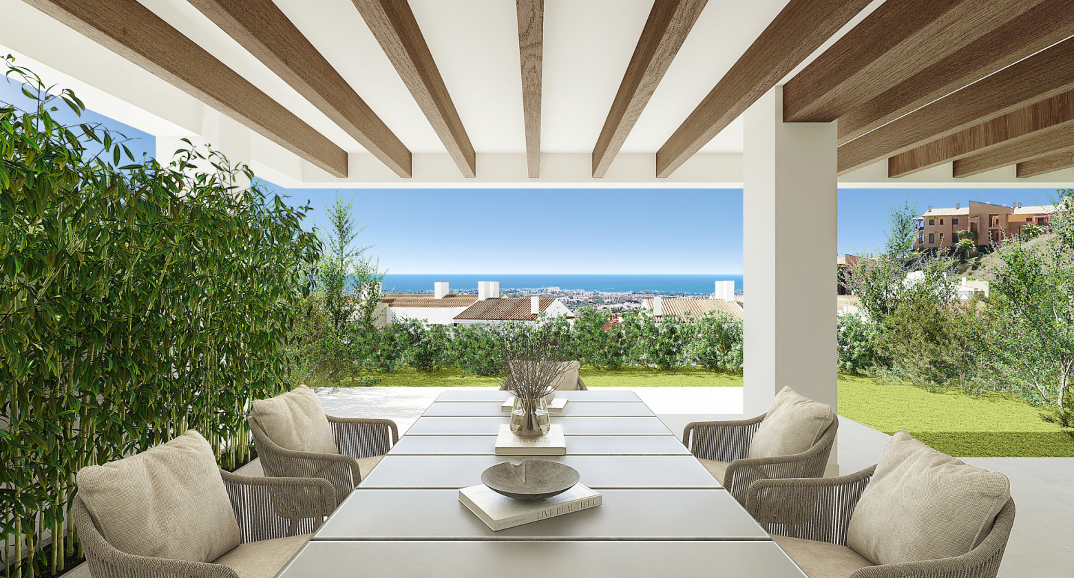 Moderno Apartamento en Nueva Promoción con Vistas al Mar en Benahavís