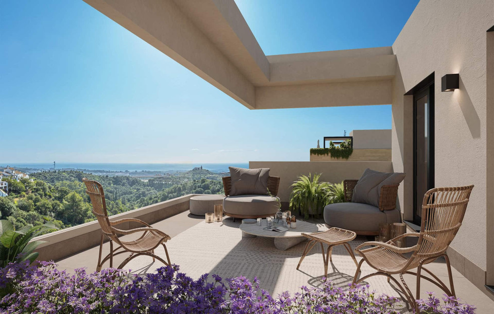 Apartamentos modernos con vistas al mar en Altos de los Monteros
