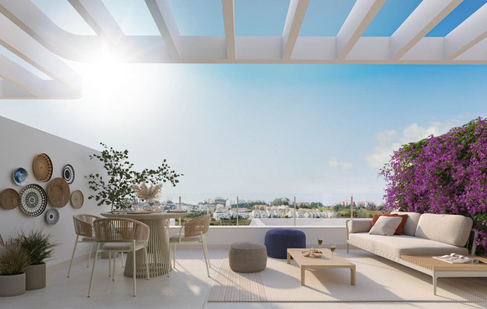 Apartamentos contemporáneos con vistas al mar en Mijas
