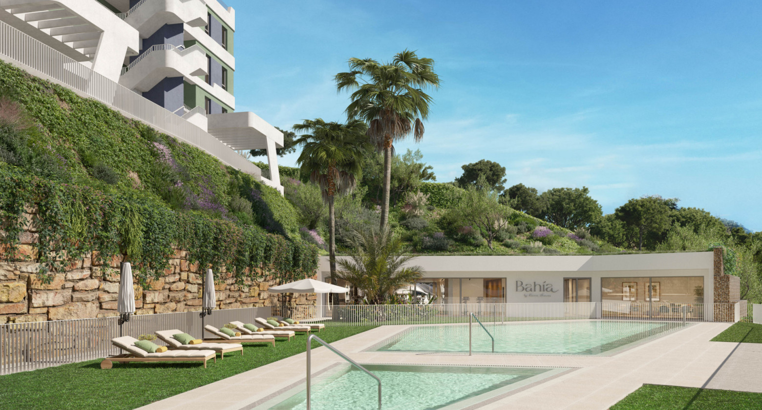 Contemporary apartments with sea views in Mijas