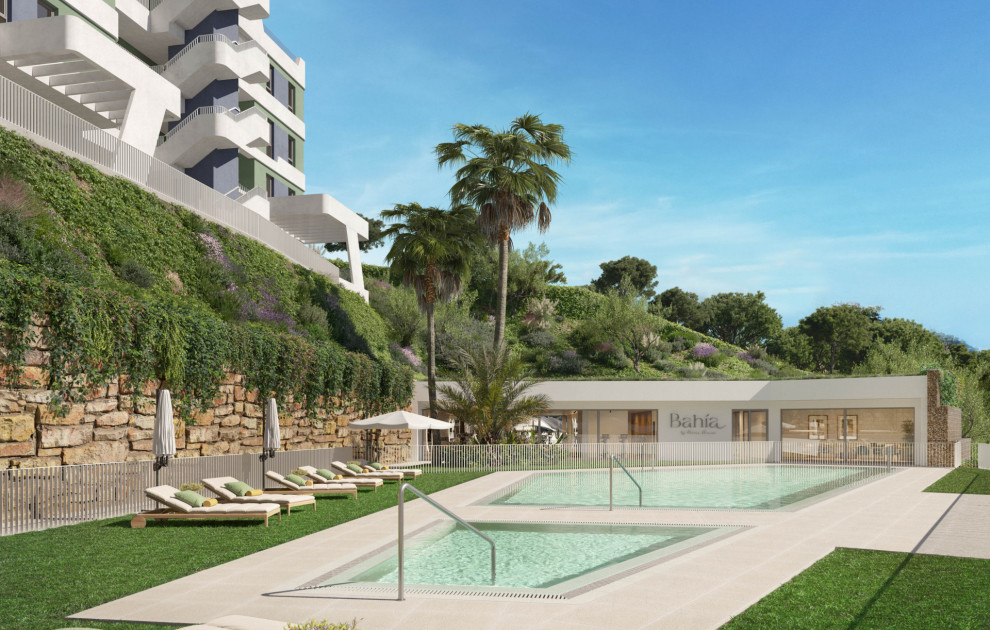 Contemporary apartments with sea views in Mijas