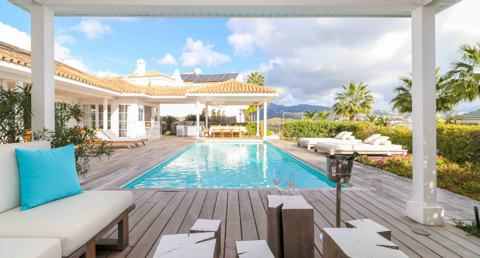 Encantadora villa de una sola planta en La Alquería, Benahavís