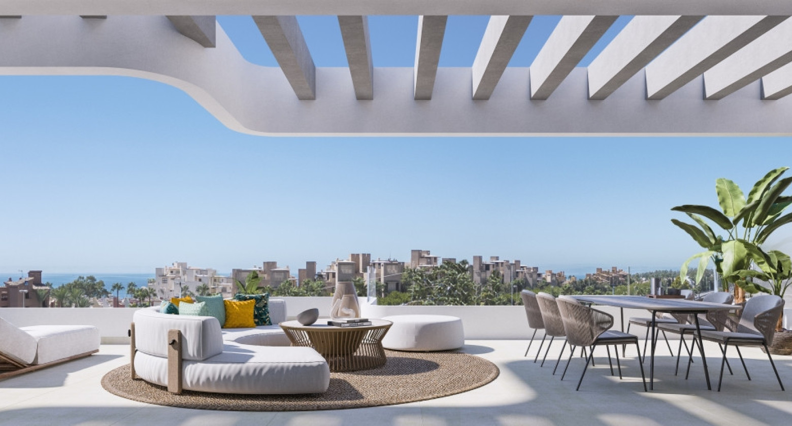 Elegante apartamento en una nueva promoción en Estepona