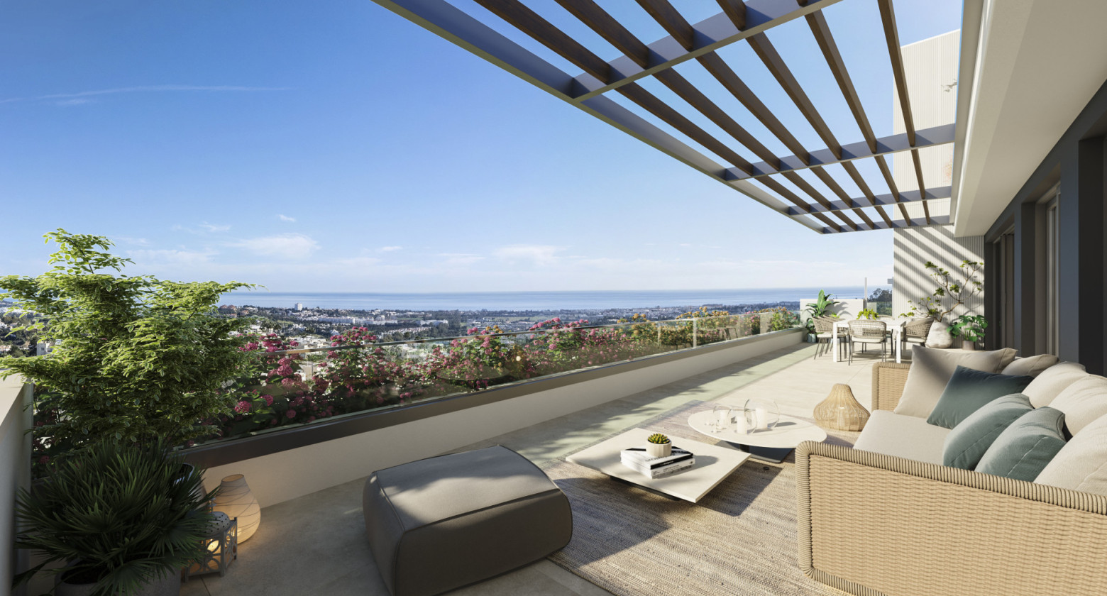 Exclusivas residencias con vistas panorámicas al mar en Alborada