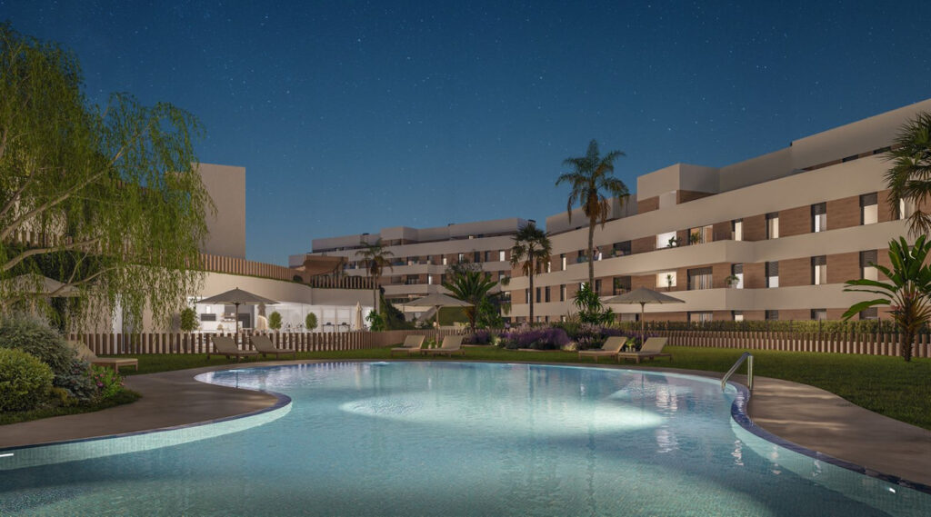 Апартамент средний этаж — Casares Playa