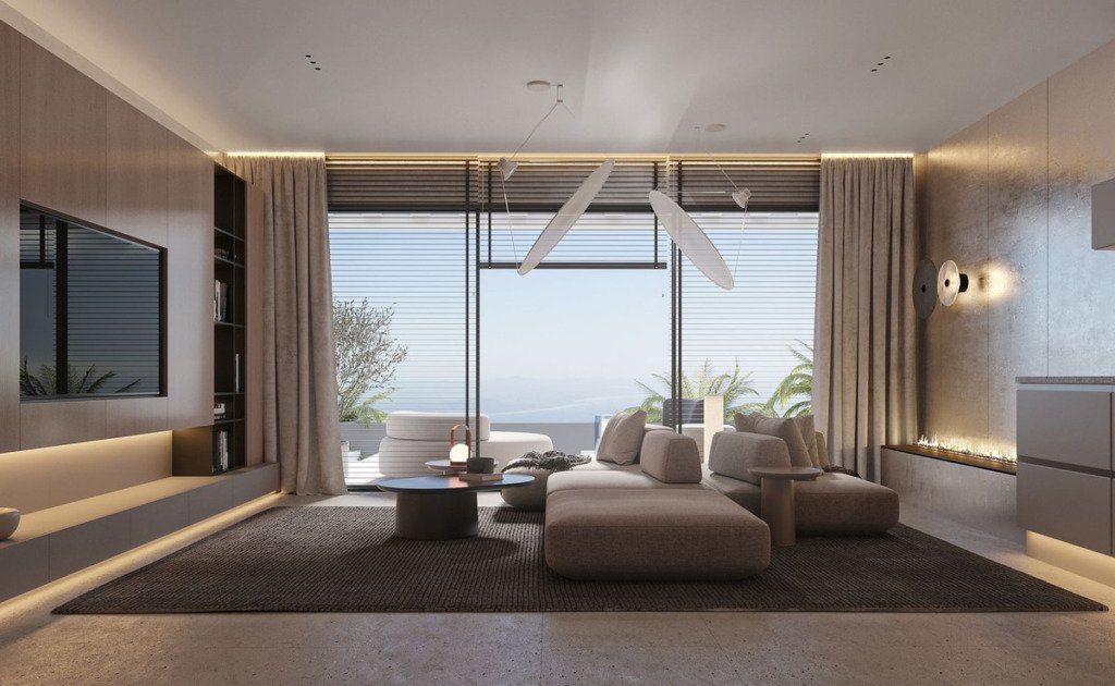 Апартамент средний этаж — Estepona