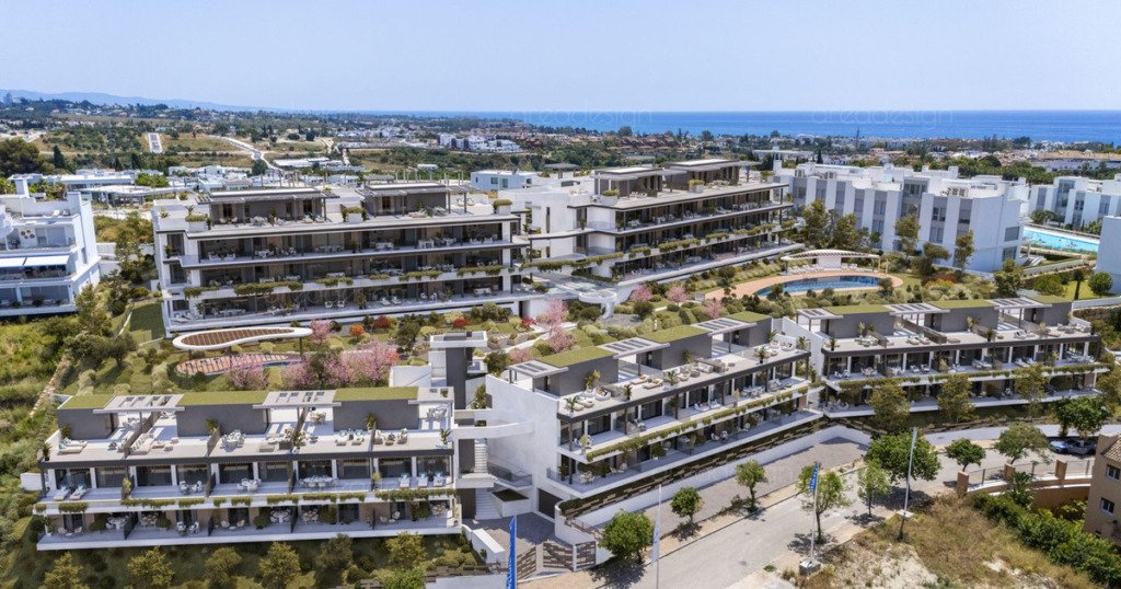 Апартамент средний этаж — Estepona