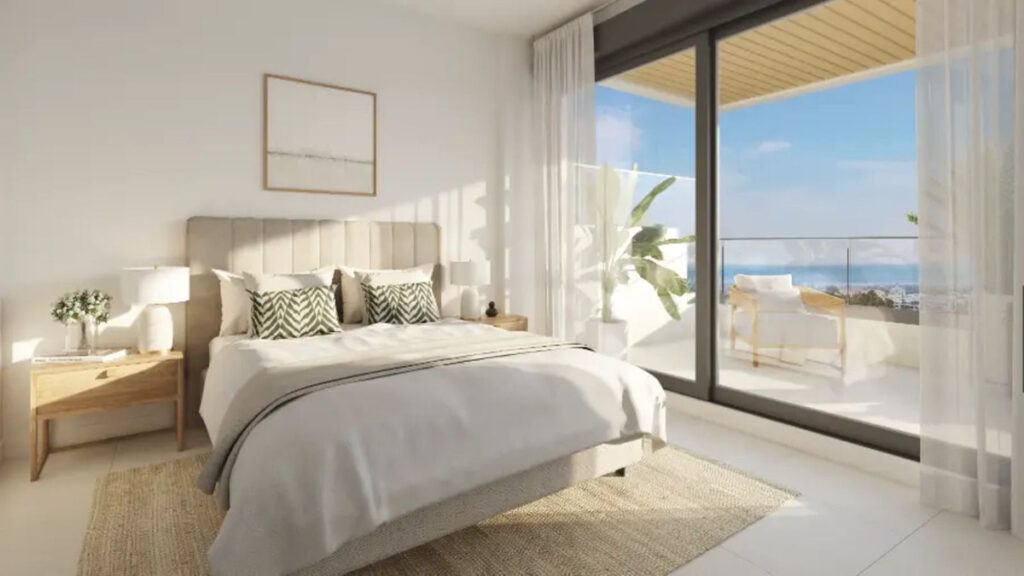 Апартамент средний этаж — Estepona