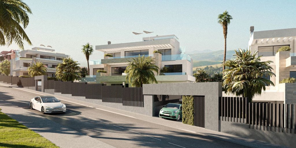 Апартамент средний этаж — Estepona