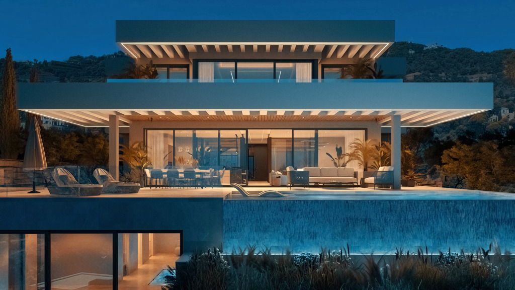 Construction of Villa Omega — Before