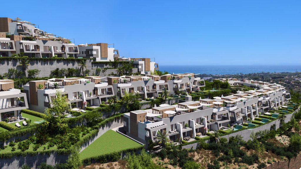 Bau von 113 Exklusiven Serenity Hills Stadthäusern — Nachher