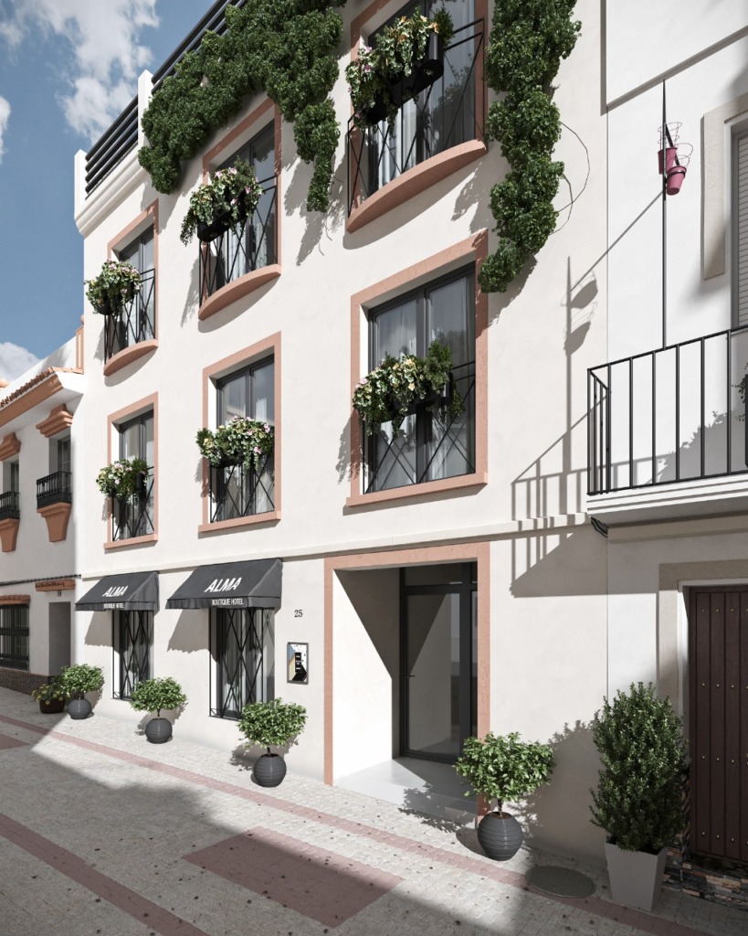 Construction of Boutique Hotel Alma — Before